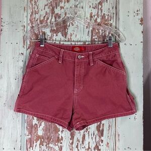 Women’s Dickies pink-red carpenter shorts